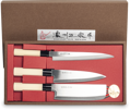 Japońskie noże Satake (Sashimi+Santoku+Nakiri) 3 szt.