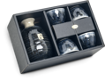 Zestaw do sake niebieski (dla 4 osób) EDO JAPAN