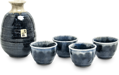 Zestaw do sake niebieski (dla 4 osób) EDO JAPAN