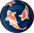 Porcelanowa miska Koi 21,5cm