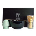 Zestaw Matcha XL Hana niebieski EDO JAPAN