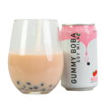 O´s Bubble Gummy Boba mleko sojowe truskawka 315 ml