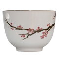 Miska Soba z białym wzorem Sakura i pałeczkami