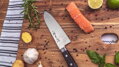Japoński nóż Santoku TAKAYUKI 170mm