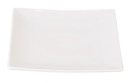 Biała porcelanowa taca 20,5x20,5cm