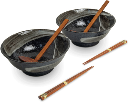 Ramen zestaw 2 misek Ansen 22cm EDO JAPAN