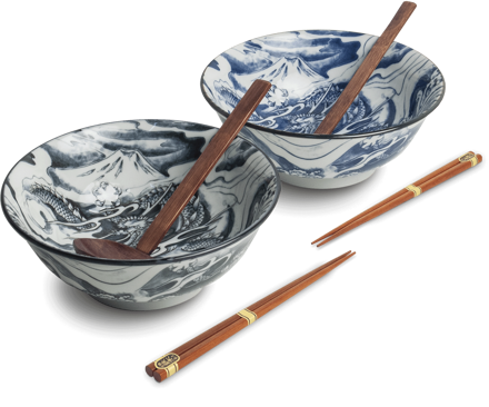 Ramen zestaw 2 misek Dragon 20,5cm