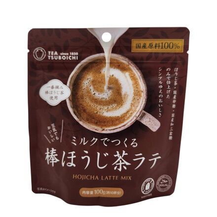 Pieczona zielona herbata Hojicha Latte TSUBOICHI 100g
