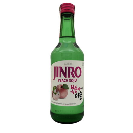Soju JINRO o smaku brzoskwiniowym 350ml
