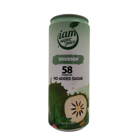 Orzeźwiający napój z gravioli IAM Soursop 330ml