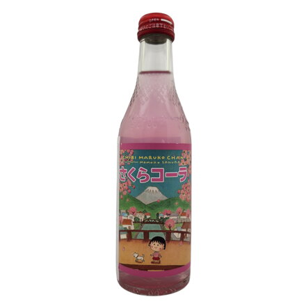 Japońska soda Sakura Cola kwiat wiśni 240ml