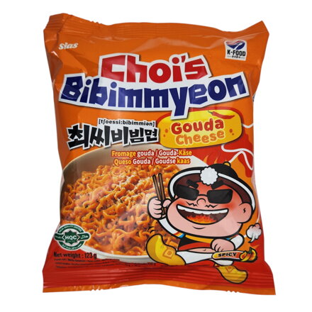 Pikantny makaron z serem Gouda Choi's Bibimmyeon 123g