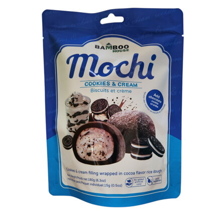 Ciasteczka ryżowe Mochi Cookies & Cream 180g