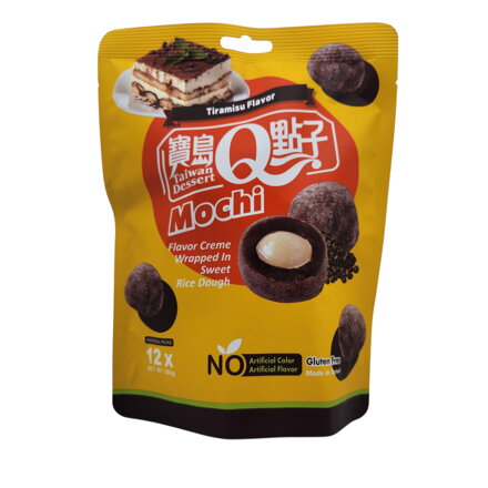 Ciastka ryżowe Mochi o smaku tiramisu 180g