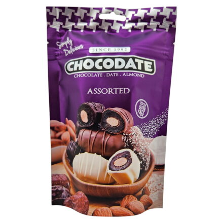 Daktyle z migdałami w czekoladzie Chocodate Assorted 90g