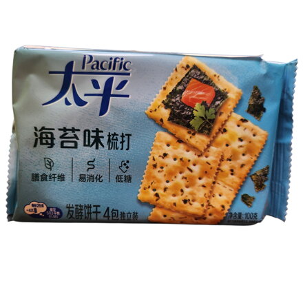 Ciastka o smaku wodorostów Pacific 100g