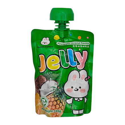 Galaretka o smaku ananasa i kokosa SWEETMELLOW 105g