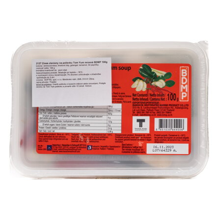 Mieszane warzywa na zupę Tom Yum mrożone BDMP 100g