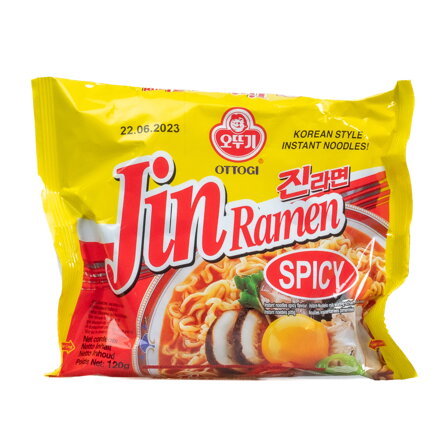 Jin noodles Ramyun ostry 120g