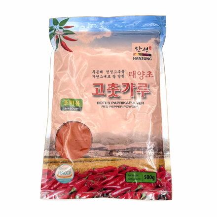 Papryka czerwona do zup Hansung 500g