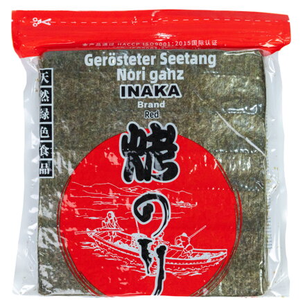 Wodorosty do sushi Yakinori Red 50szt
