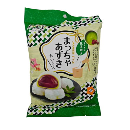 Ciasteczka ryżowe Mochi Matcha Czerwona fasola 120g