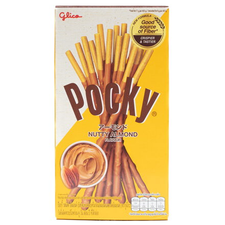 Paluszki Pocky krem migdałowy w czekoladzie GLICO 39g