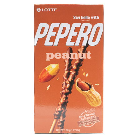 Batony orzechowe Pepero z czekoladą 36g