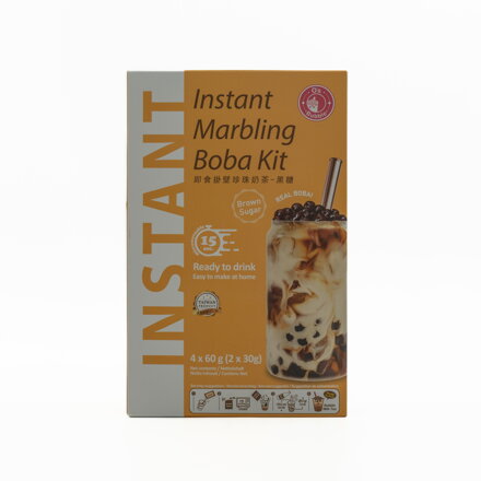 Zestaw Bubble tea brązowy cukier 4szt-240gr.