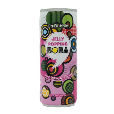 O´s Bubble Brzoskwinia i aloes 240 ml