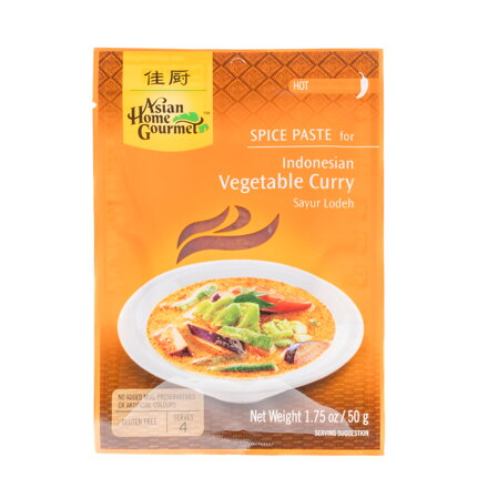 Makaron na ciepło z indonezyjskim curry warzywnym AHG 50g