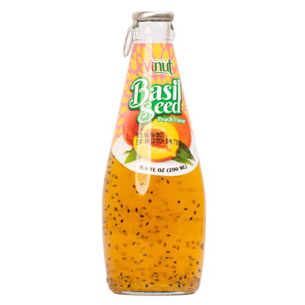 Napój z pestkami bazylii brzoskwinia VINUT 290ml