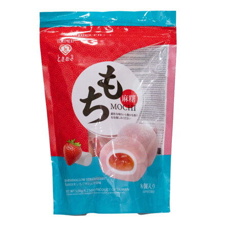 Ciastka ryżowe mini Mochi truskawka i pianki TOKIMEKI 120g