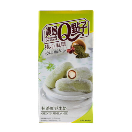 Ciastka ryżowe Mochi zel. herbata i czerwona fasola 150g