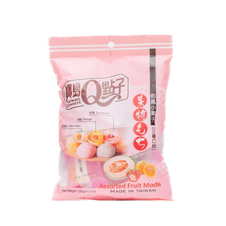 Ciastka ryżowe Mochi mix owoców 120g