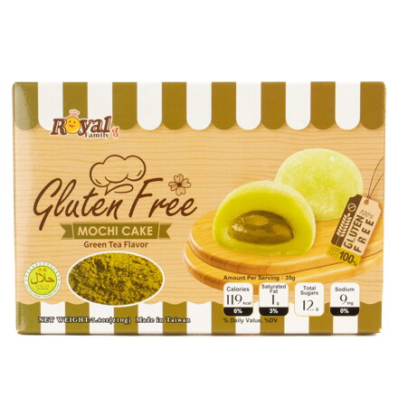 Ciastka ryżowe Mochi zielona herbata bezglutenowe 210g