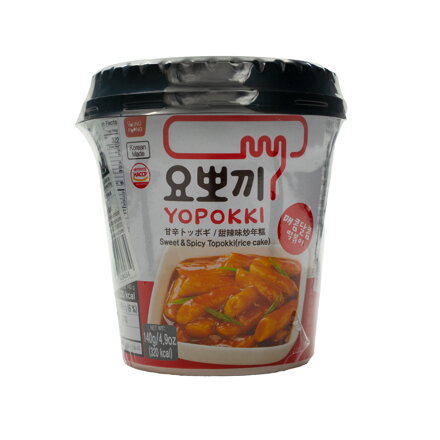 Kolaczki ryżowe Topokki słodko-ostre cup 140g