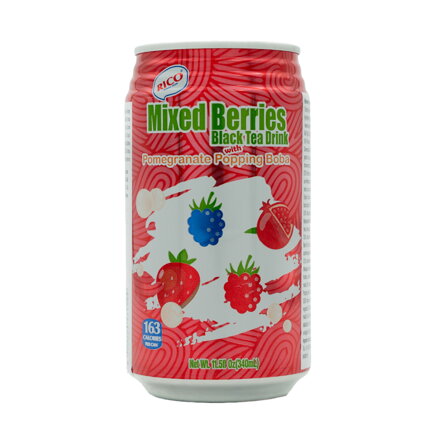 Pij czarną herbatę o smaku granatu 340ml