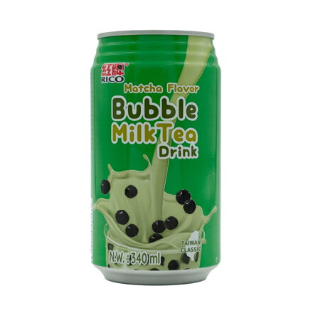 Herbata mleczna Buble Tea o smaku matcha RICO 340ml
