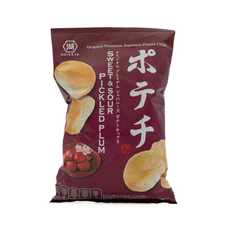 Chipsy ziemniaczane o smaku marynowanej śliwki 100gr