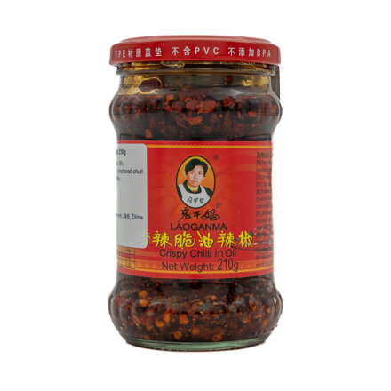 Chrupiące chili w oleju sojowym 210 gr.