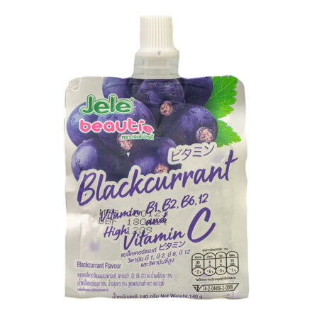 Galaretka z czarnej porzeczki witamina C i B1,2,6,12 140g