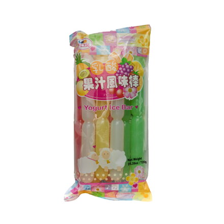 Jogurtowe lody na patyku Ice Bar o smaku owocowym 720g