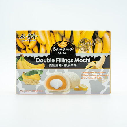 Ciastka ryżowe Mochi z mlekiem bananowym 180g