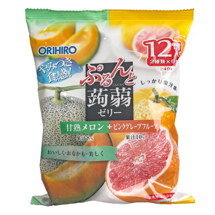 ORIHIRO galaretka o smaku arbuza i grejpfruta 240g