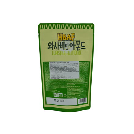 Migdały o smaku wasabi 120g