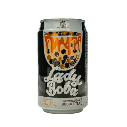 Bubble Tea w puszce o smaku brązowego cukru Lady Boba 315ml Madam Hong