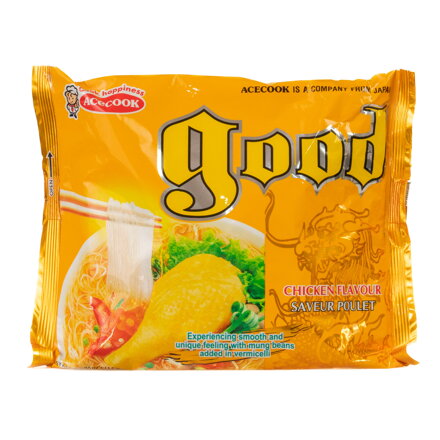 Zupa z kurczaka z półprzezroczystym. makaron 56g