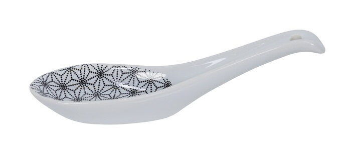 Porcelanowa łyżka z motywem gwiazdy