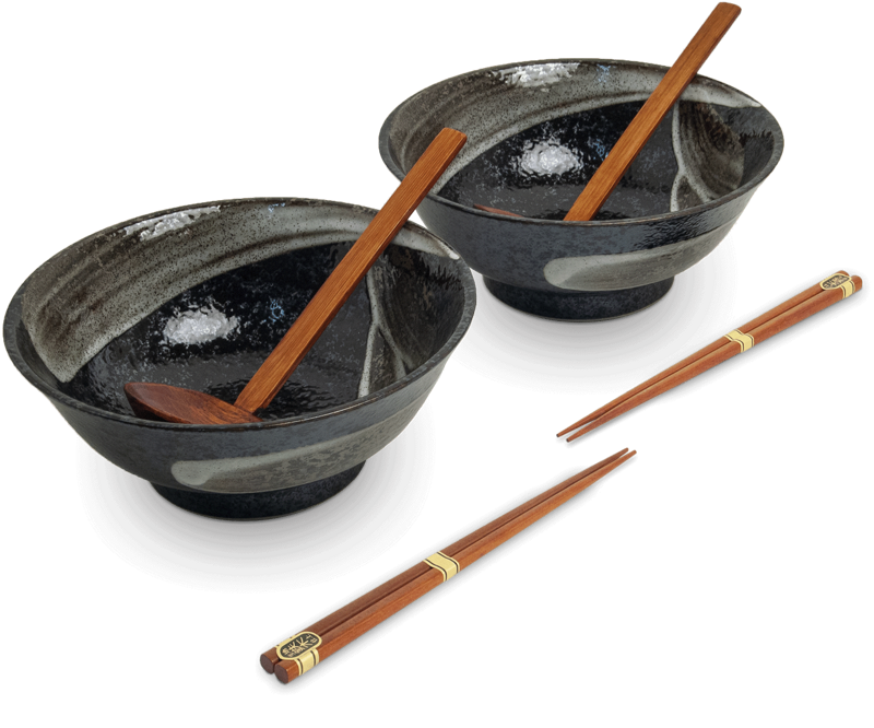 Ramen zestaw 2 misek Ansen 22cm EDO JAPAN